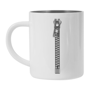 Zipper, Mug Stainless steel double wall 450ml