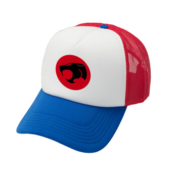 Thundercats, Καπέλο Ενηλίκων Soft Trucker με Δίχτυ Red/Blue/White (POLYESTER, ΕΝΗΛΙΚΩΝ, UNISEX, ONE SIZE)