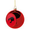 Christmas tree ball Red 8cm