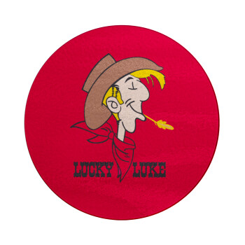 Lucky Luke, Επιφάνεια κοπής γυάλινη στρογγυλή (30cm)