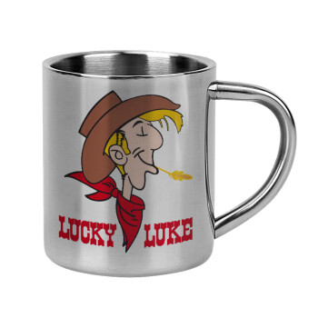 Lucky Luke, Mug Stainless steel double wall 300ml