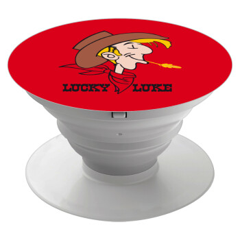 Lucky Luke, Phone Holders Stand  White Hand-held Mobile Phone Holder