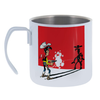 Lucky Luke shadows, Mug Stainless steel double wall 400ml