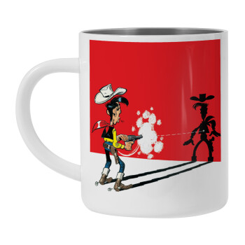 Lucky Luke shadows, Mug Stainless steel double wall 300ml