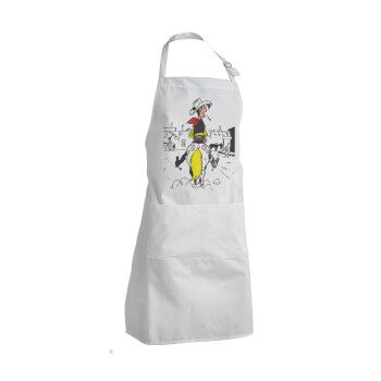 Lucky Luke comic, Adult Chef Apron (with sliders and 2 pockets)