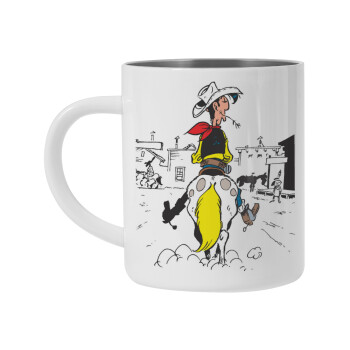 Lucky Luke comic, Mug Stainless steel double wall 300ml