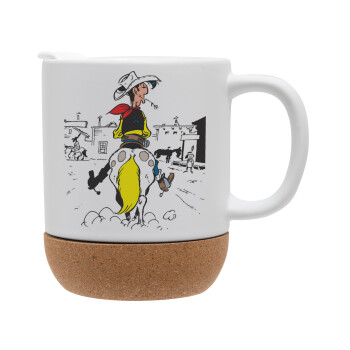 Lucky Luke comic, Ceramic coffee mug Cork (MAT), 330ml (1pcs)