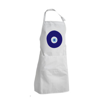 Χάντρα γαλαζιά, Adult Chef Apron (with sliders and 2 pockets)