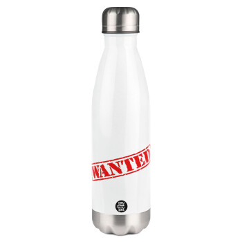 Wanted, Metal mug thermos White (Stainless steel), double wall, 500ml