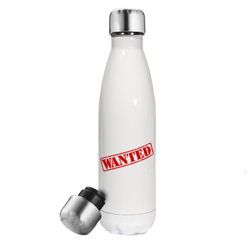 Wanted, Metal mug thermos White (Stainless steel), double wall, 500ml
