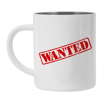 Wanted, Mug Stainless steel double wall 300ml