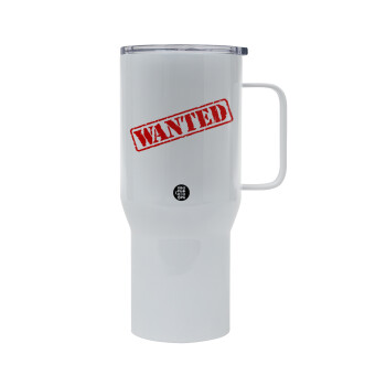 Wanted, Tumbler με καπάκι, διπλού τοιχώματος (θερμό) 750L