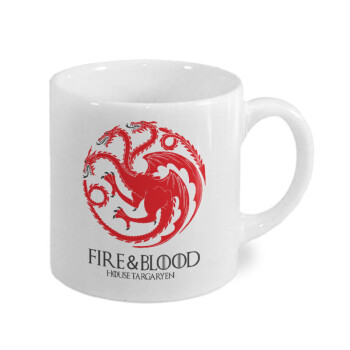GOT House Targaryen, Fire Blood, Κουπάκι κεραμικό, για espresso 150ml
