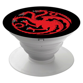 GOT House Targaryen, Fire Blood, Phone Holders Stand  White Hand-held Mobile Phone Holder