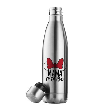 MAMA mouse, Inox (Stainless steel) double-walled metal mug, 500ml