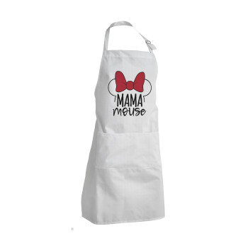 MAMA mouse, Adult Chef Apron (with sliders and 2 pockets)