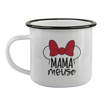 MAMA mouse, Κούπα εμαγιέ με μαύρο χείλος 360ml