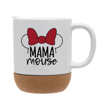 MAMA mouse, Ceramic coffee mug Cork (MAT), 330ml (1pcs)