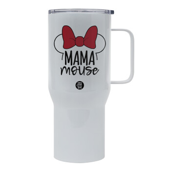 MAMA mouse, Mega Stainless steel Tumbler with lid, double wall 750L