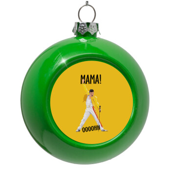 mama ooohh!, Green Christmas tree ornament bauble 8cm