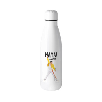 mama ooohh!, Μεταλλικό παγούρι θερμός (Stainless steel), 500ml