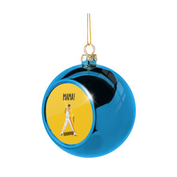 mama ooohh!, Blue Christmas tree ball ornament 8cm