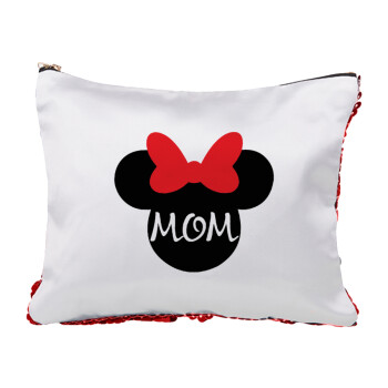 mini mom, Red sequin cosmetic bag