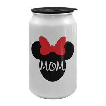 mini mom, Κούπα ταξιδιού μεταλλική με καπάκι (tin-can) 500ml