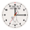 Wooden wall clock (20cm)