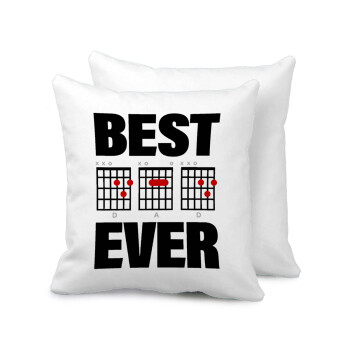 Best DAD Ever guitar chords, Sofa cushion 40x40cm includes filling