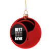 Christmas tree ball Red 8cm