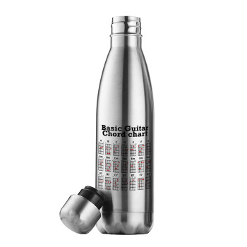 Guitar tabs, Inox (Stainless steel) double-walled metal mug, 500ml