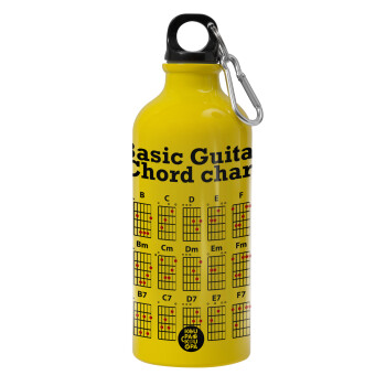 Guitar tabs, Water bottle 600ml