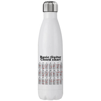 Guitar tabs, Stainless steel, double-walled, 750ml