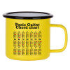 Metallic enamel MATT Yellow cup 360ml