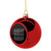 Christmas tree ball Red 8cm