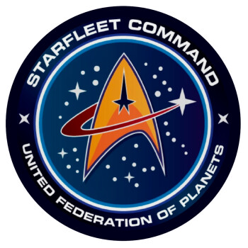 Starfleet command, Mousepad Round 20cm