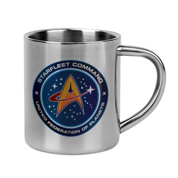 Starfleet command, Mug Stainless steel double wall 300ml