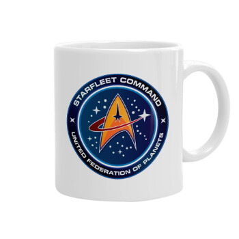 Starfleet command, Ceramic coffee mug, 330ml (1pcs)