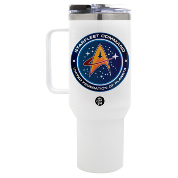 Starfleet command, Mega Tumbler με καπάκι, διπλού τοιχώματος (θερμό) 1,2L