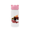 Pink stainless steel thermal flask, 320ml