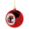 Christmas tree ball Red 8cm