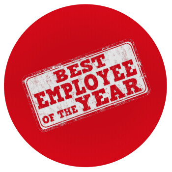 Best employee of the year, Mousepad Round 20cm