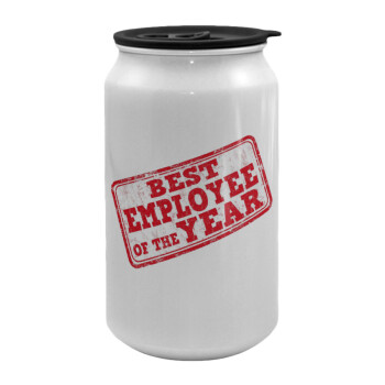 Best employee of the year, Κούπα ταξιδιού μεταλλική με καπάκι (tin-can) 500ml