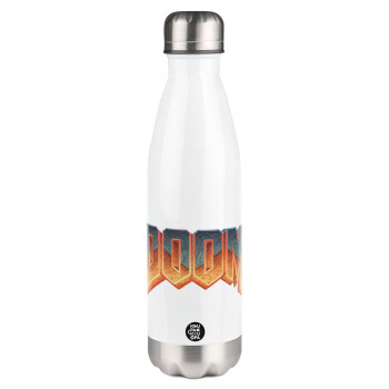 DOOM, Metal mug thermos White (Stainless steel), double wall, 500ml