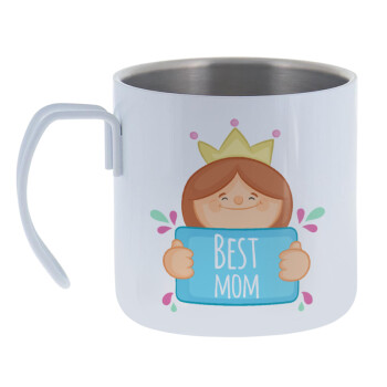 Best mom Princess, Mug Stainless steel double wall 400ml