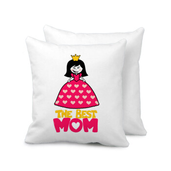 The Best Mom Queen, Sofa cushion 40x40cm includes filling