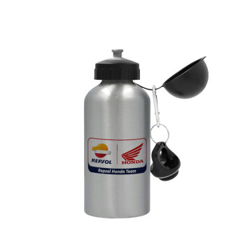 Honda Repsol Team, Metallic water jug, Silver, aluminum 500ml