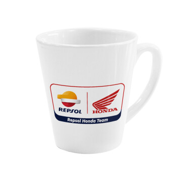 Honda Repsol Team, Κούπα κωνική Latte Λευκή, κεραμική, 300ml