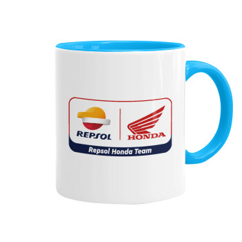 Honda Repsol Team, Mug colored light blue, ceramic, 330ml